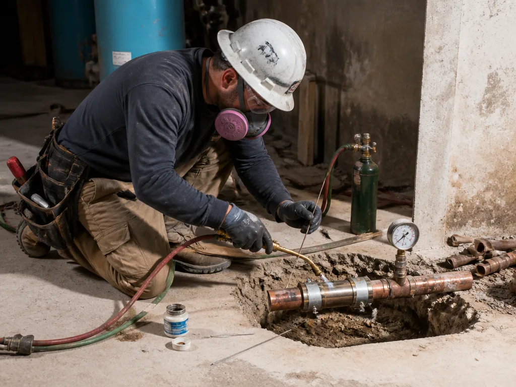 Slab Leak Repair